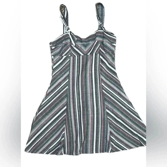 Olivaceous Striped Mini Dress Multicolor Size Small - Picture 6 of 8